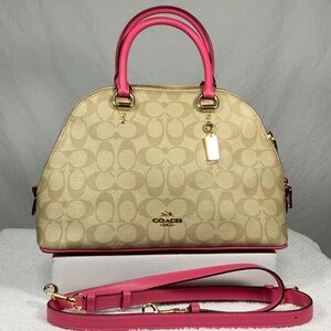 Coach Katy Signature Satchel and Crossbody 2558
